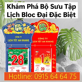 Khám Phá Bộ Sưu Tập Lịch Bloc Đại Đặc Biệt - Thêm Phong Cách Cho Không Gian Làm Việc
