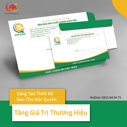 Sáng Tạo Thiết Kế Bao Thư Độc Quyền - Tăng Giá Trị Thương Hiệu