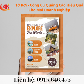 Tờ Rơi - Công Cụ Quảng Cáo Hiệu Quả Cho Mọi Doanh Nghiệp