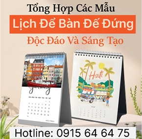 Tổng Hợp Các Mẫu Lịch Để Bàn Đế Đứng Độc Đáo Và Sáng Tạo