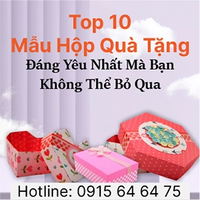 Top 10 Mẫu Hộp Quà Tặng Đáng Yêu Nhất Mà Bạn Không Thể Bỏ Qua