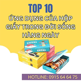 Top 10 Ứng Dụng Của Hộp Giấy Trong Đời Sống Hàng Ngày