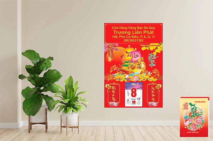 Top Các Mẫu Lịch Tết Dành Cho Tiệm Vàng – Xu Hướng Chọn Lựa 2025