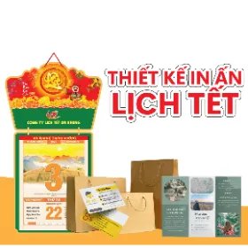Thiết kế lịch tết ấn tượng