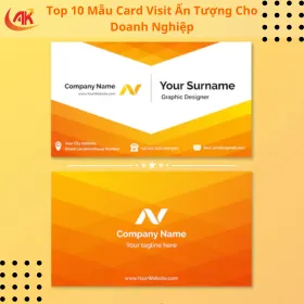 Top 10 Mẫu Card Visit Ấn Tượng Cho Doanh Nghiệp