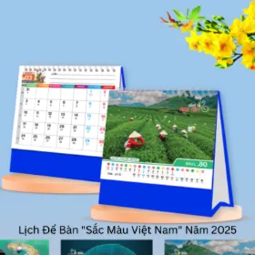 Lịch Để Bàn "Sắc Màu Việt Nam" Năm 2025