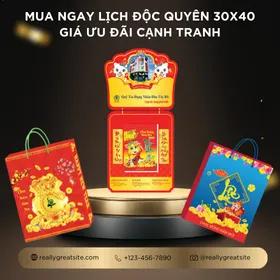 Mua Ngay Lịch Độc Quyền 30x40 Giá Ưu Đãi Cạnh Tranh