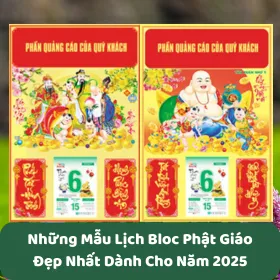 Những Mẫu Lịch Bloc Phật Giáo Đẹp Nhất Dành Cho Năm 2025