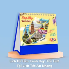 Lịch để bàn Cảnh Đẹp Thế Giới