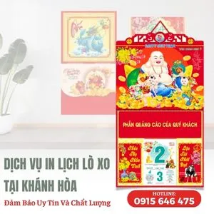Dịch Vụ In Lịch Lò Xo Tại Khánh Hòa: Đảm Bảo Uy Tín Và Chất Lượng
