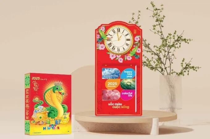 Mẫu lịch tết tại Ninh Thuận