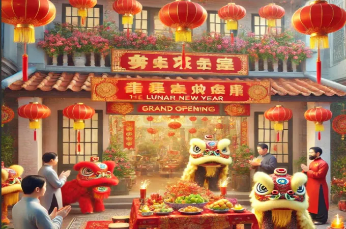 Khai trương tháng giêng