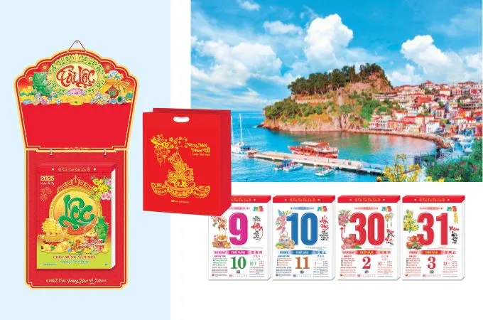 lịch treo tường bloc đẹp tại Sóc Trăng