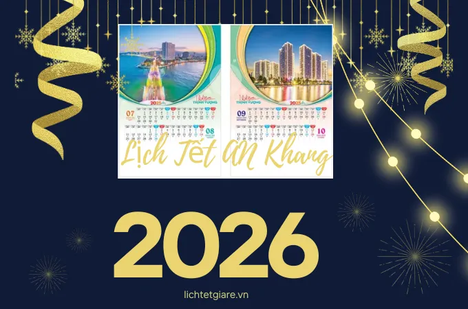 lịch 7 tờ các toà nhà