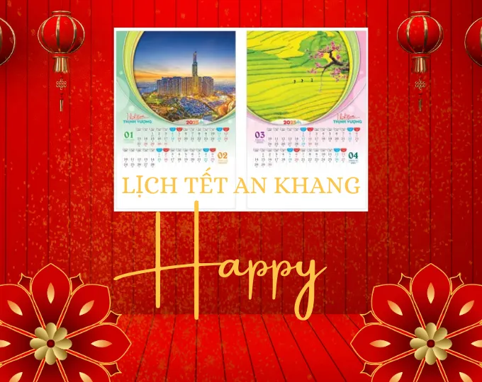 lịch 7 tờ phong cảnh