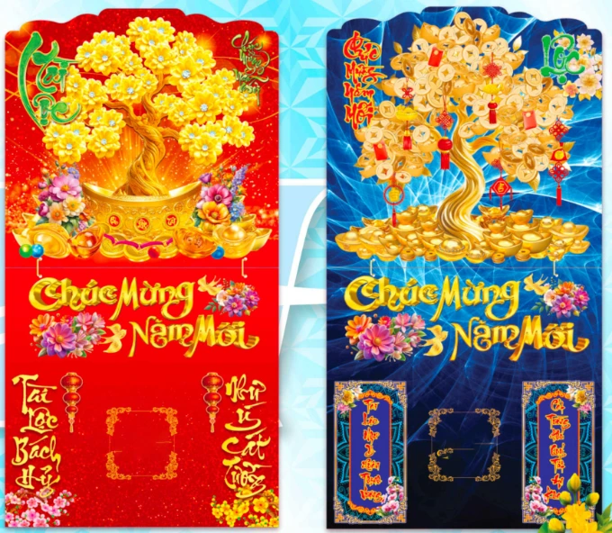 lịch laminated cây vàng 2026