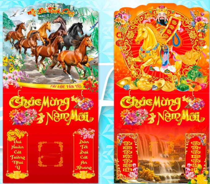 Lịch laminated mã đáo thành công 2026