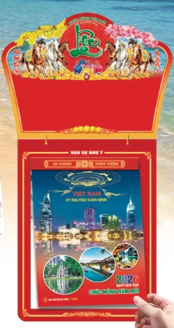 Mua Lịch Treo Tường Giá Rẻ Năm Bính Ngọ 2026: Phong Thủy, Thịnh Vượng