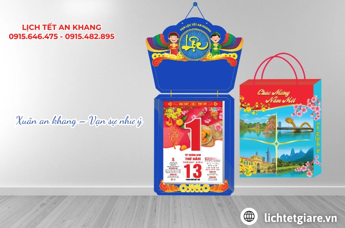 lịch bloc 20x30 chất lượng rẻ đẹp