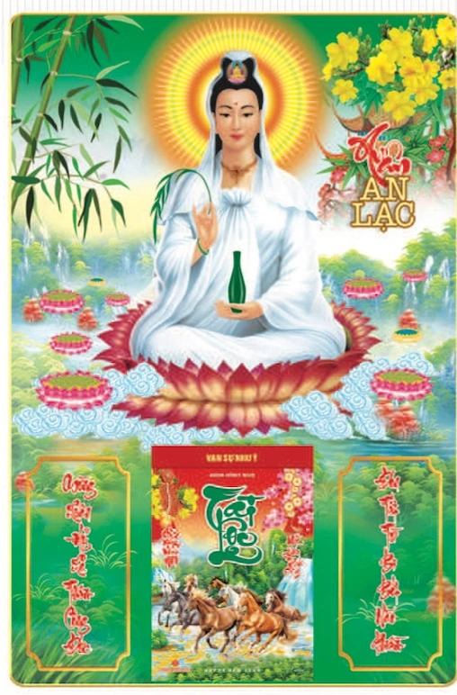 lịch treo tường quan thế âm