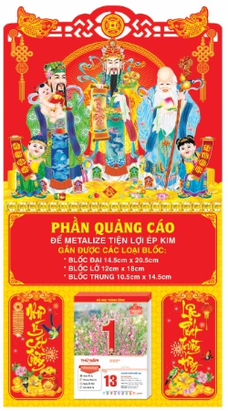 Top Mẫu Lịch Lò Xo Giữa Gắn Bloc 2026 Được Ưa Chuộng Nhất Hiện Nay