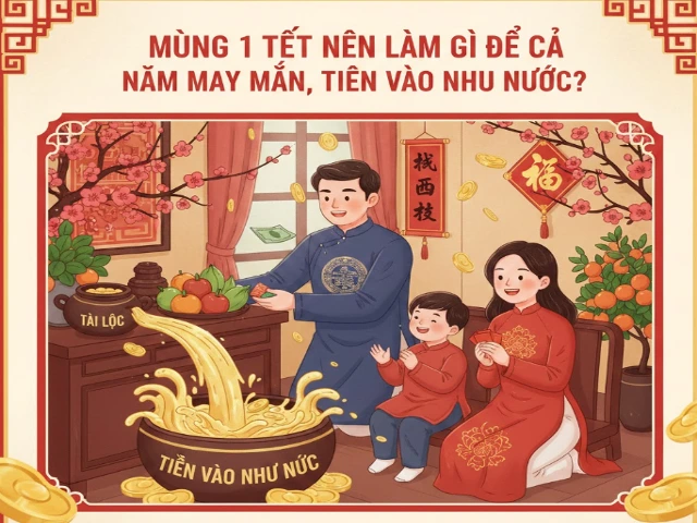 Mùng 1 nên làm gì để tiền vô như nước