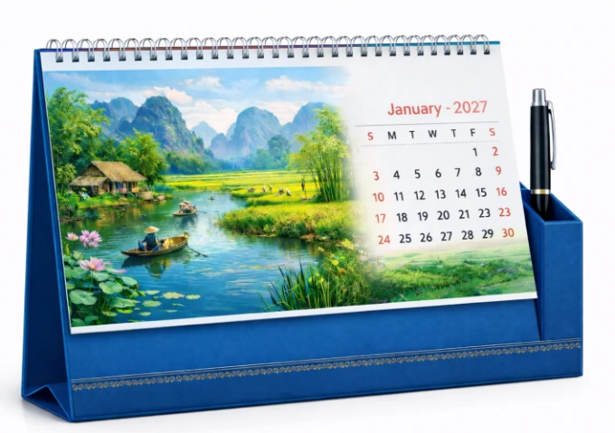 In Lịch để bàn 2027