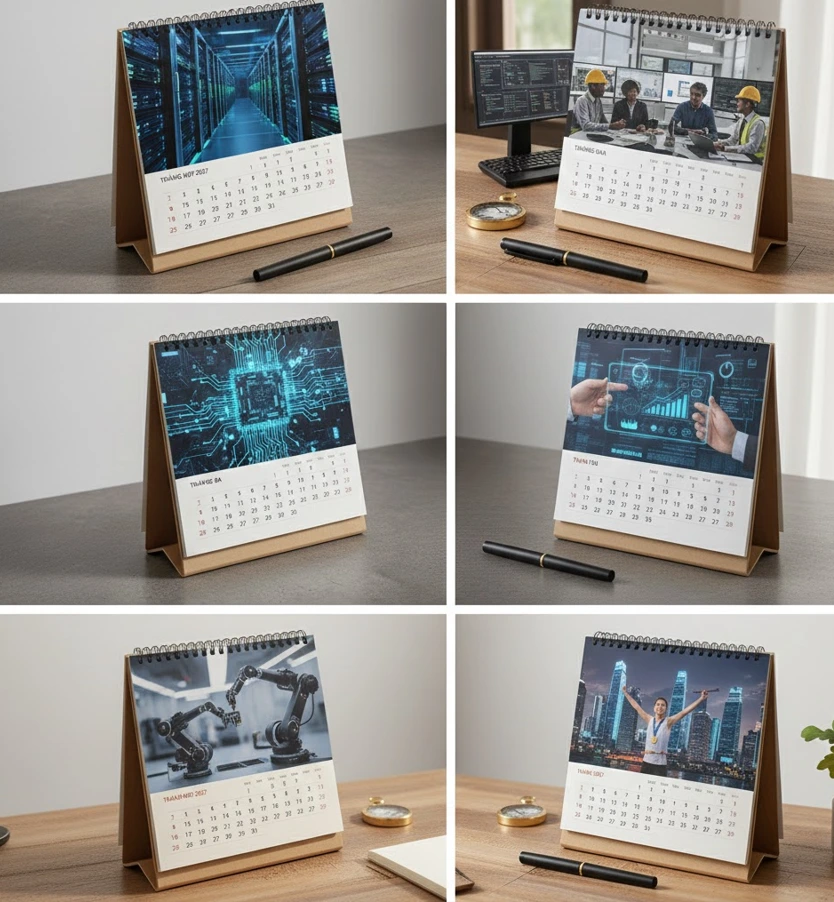 lịch bàn chủ đề công nghệ