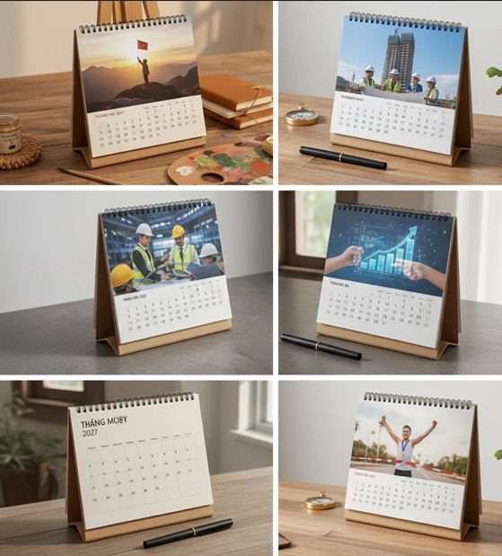 lịch bàn chủ đề thành công